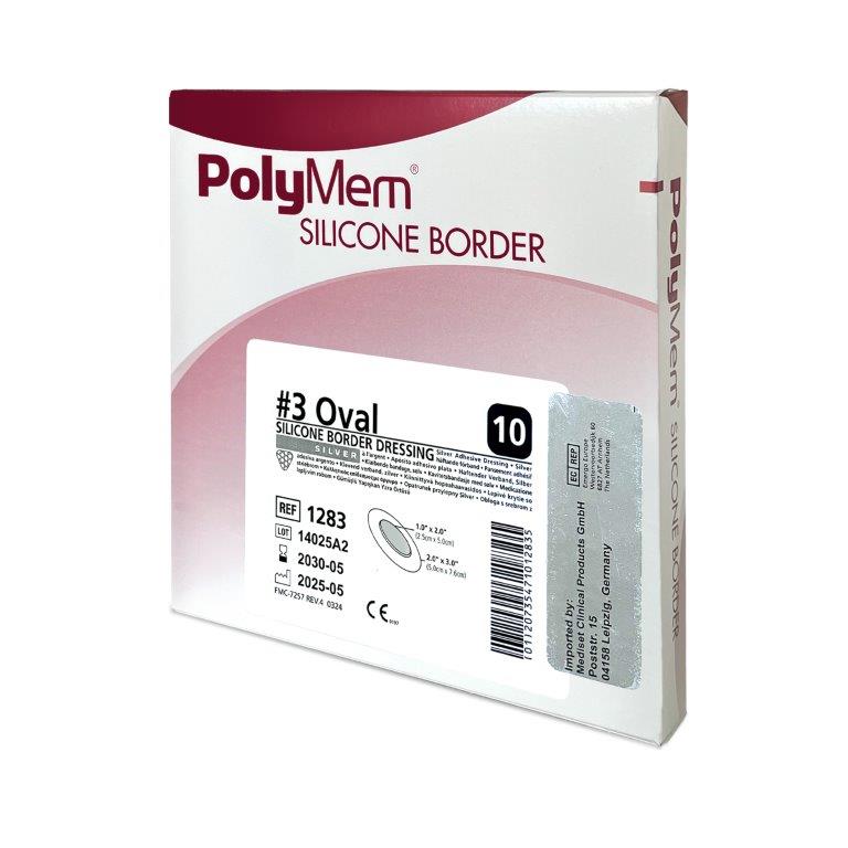 PolyMem Silicone Border - silber