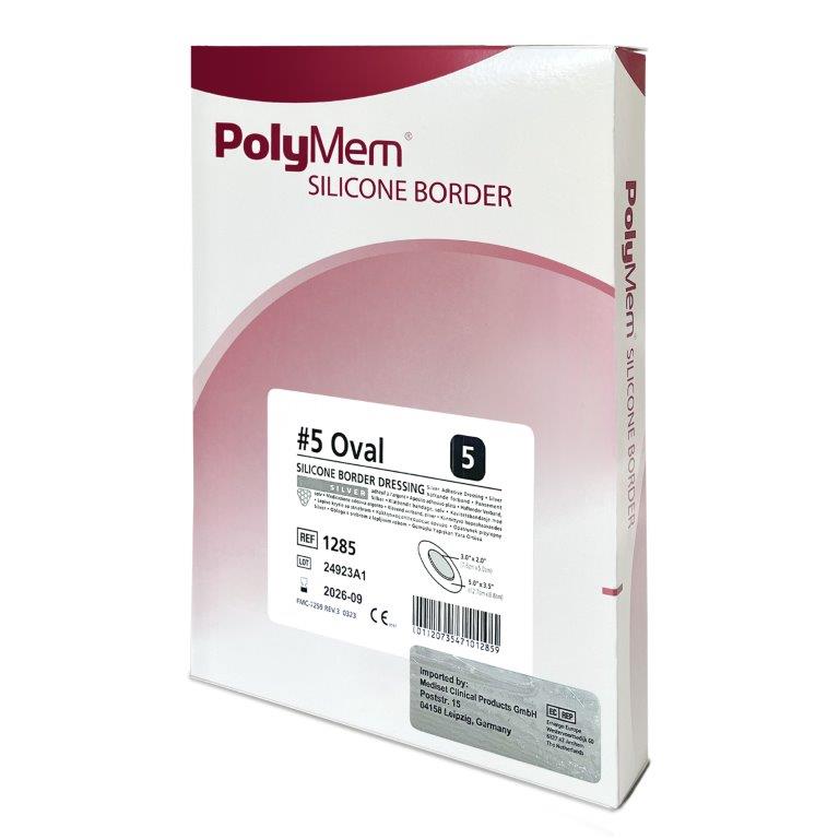 PolyMem Silicone Border - silber
