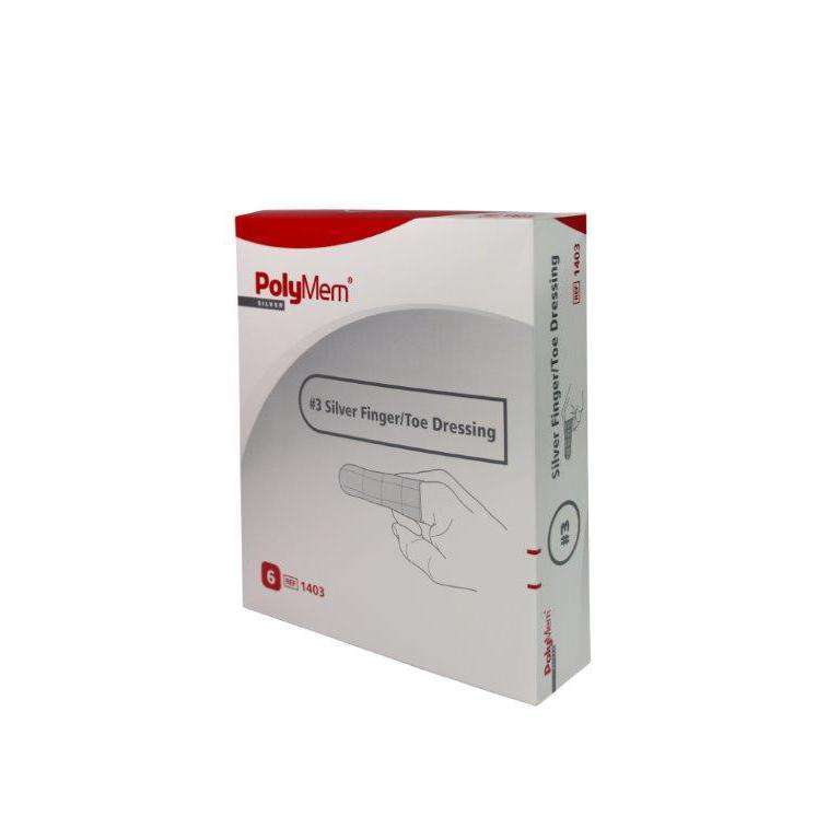 PolyMem Finger/Zehen - silber